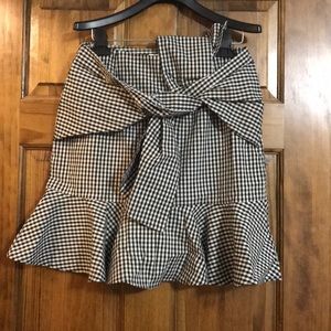 Sugar and lips gingham skirt